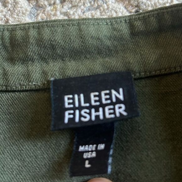Eileen Fisher Olive Wide Leg Pants & Jumpsuit Set - Picture 3 of 12